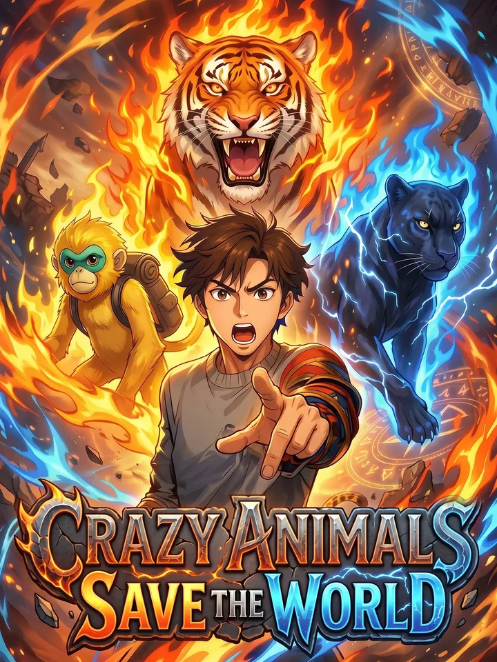 Crazy Animals Save the World cover from reference catalogue