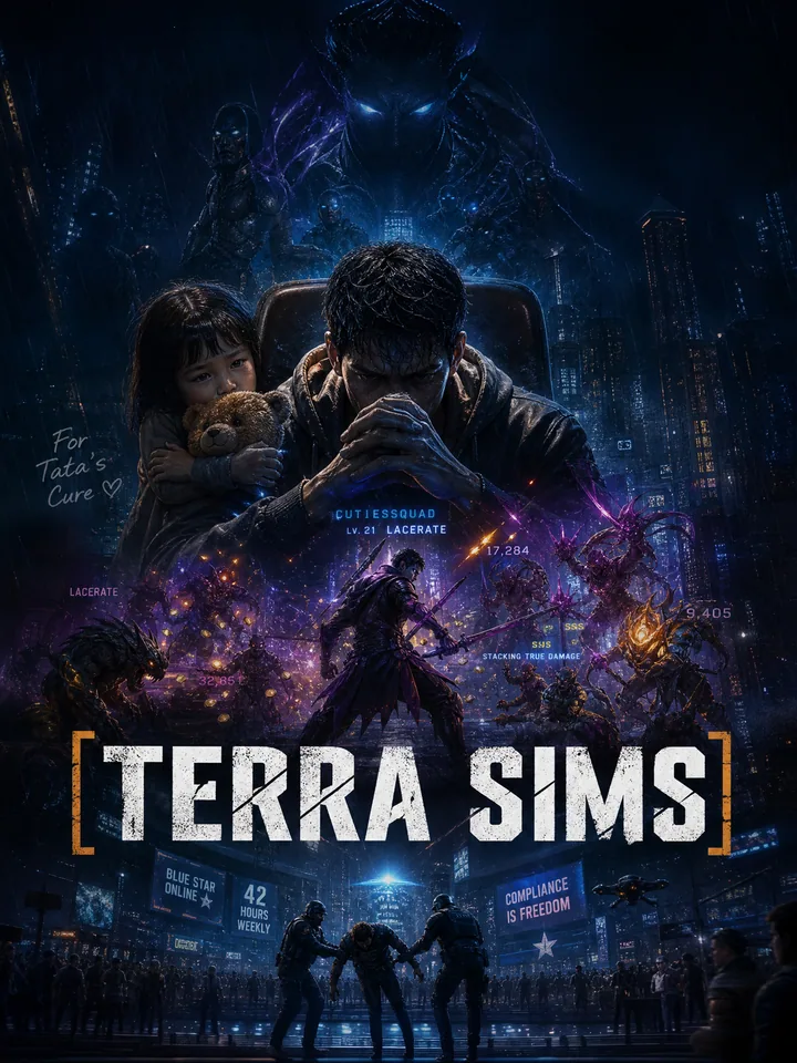 Terra Sims cover from reference catalogue