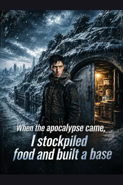 When the apocalypse came, I stockpiled food and built a base cover from reference catalogue