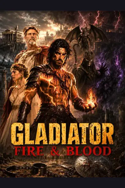 GladiatorFire & Blood cover from reference catalogue