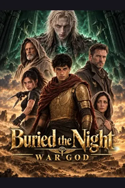 Buried the Night: War God cover from reference catalogue