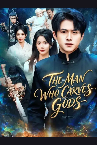 The Man Who Carves Gods cover from reference catalogue