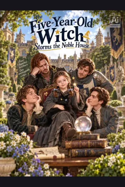The Five-Year-Old Witch Storms the Noble House cover from reference catalogue