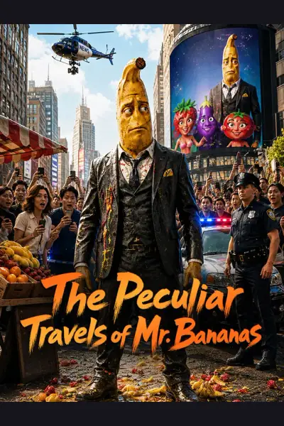 The Peculiar Travels of Mr. Bananas cover from reference catalogue