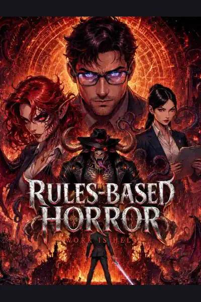 Rules-Based Horror- WORK IS HELL cover from reference catalogue