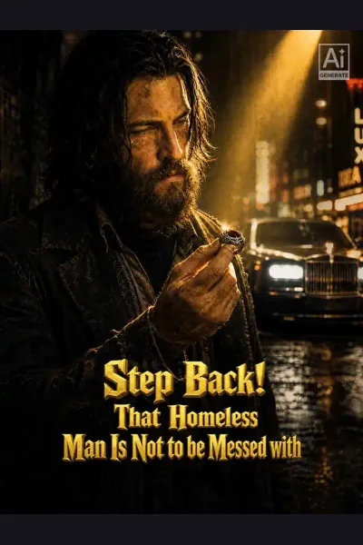 Step Back! That Homeless Man Is Not to be Messed with cover from reference catalogue