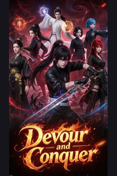 Devour and Conquer cover from reference catalogue