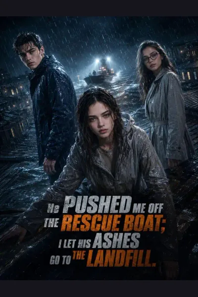 He pushed me off the rescue boat I let his ashes go to the landfill cover from reference catalogue