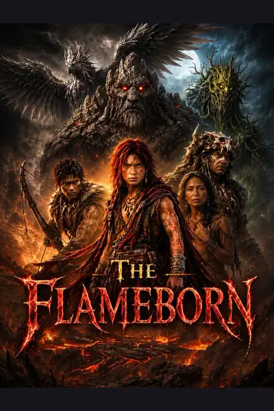 The Flameborn cover from reference catalogue
