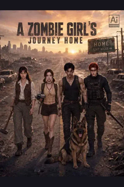 A Zombie Girl’s Journey Home cover from reference catalogue