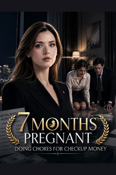 7 Months Pregnant, Doing Chores for Checkup Money cover from reference catalogue