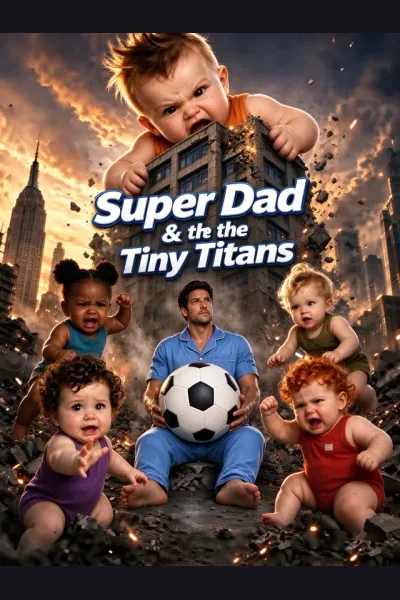 Super Dad & the Tiny Titans cover from reference catalogue